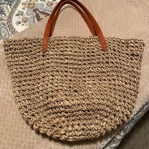 J Jill Straw Tote